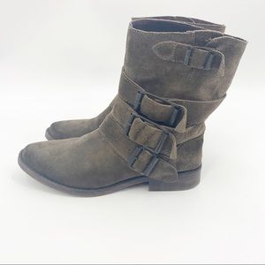 Zigi Soho Crumpet Suede Harness Boots